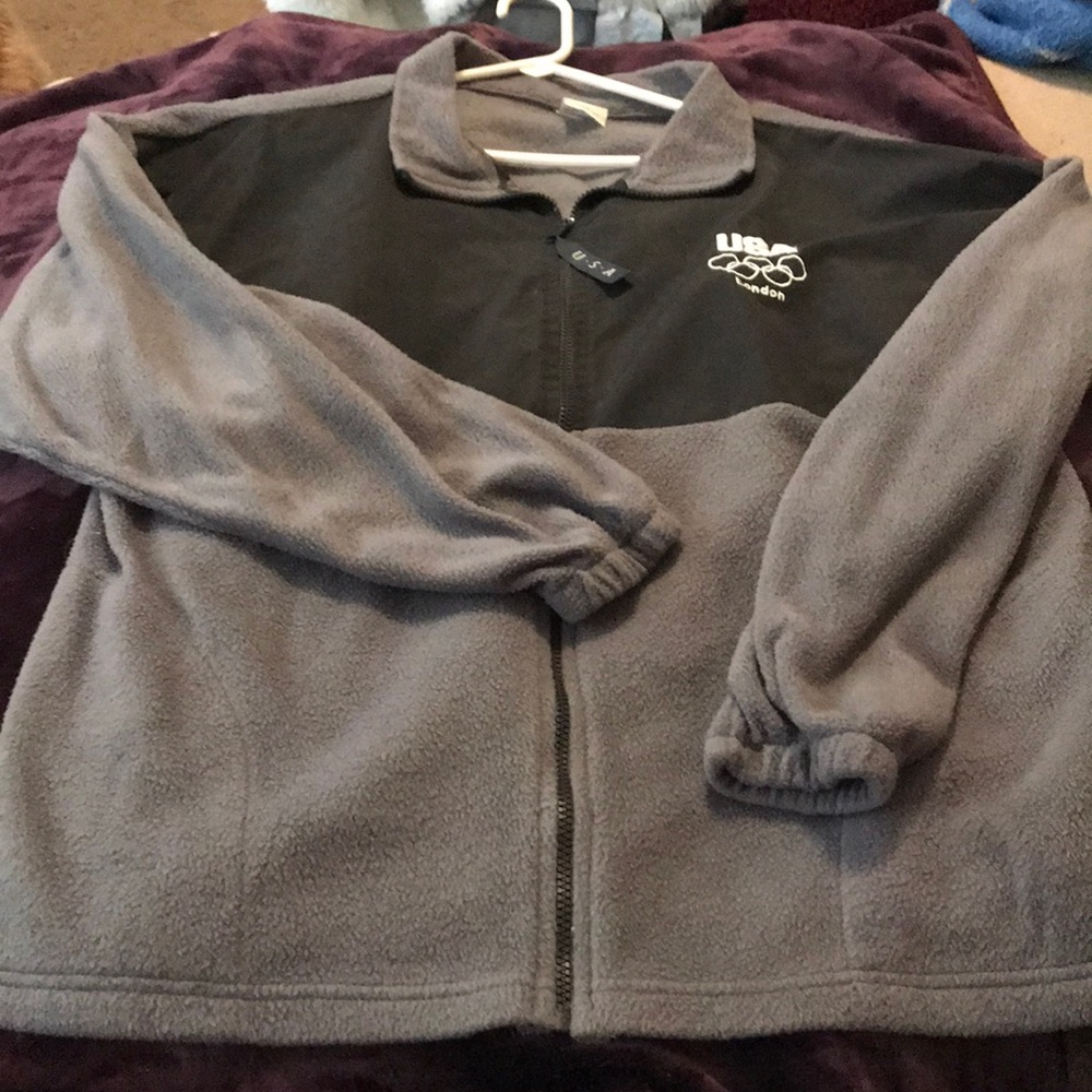Women’s USA Olympics London zip up fleece jacket